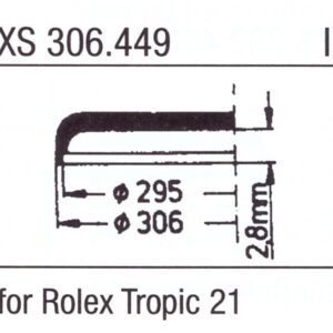 Glas XS 306.449 Stülpglas Kunststoff