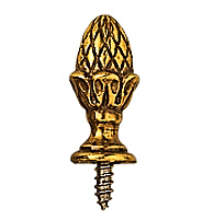 Zierteil Pinienzapfen Messing