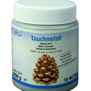 Tauchmetall, Farbe rot-gold, 250g