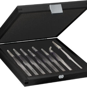 Bergeon Kornzangen-Set 8 Stück Bergeon Form 1-2-3-3C-5-AA-7-SS antimagnetisch