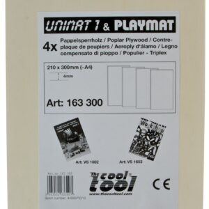 PLAYMAKE Pappelsperrholz 4mm, 4 Stk.