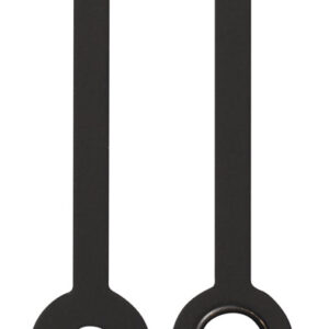 Zeigerpaar Euronorm Balken schwarz Minutenzeiger-L:42mm