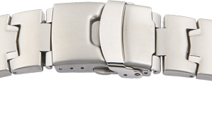 Metallband Edelstahl 22mm Stahl poliert/mattiert