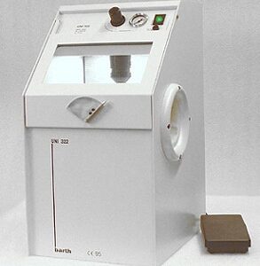 Sandstrahlgerät mit Chrom-Vanadium-Düse