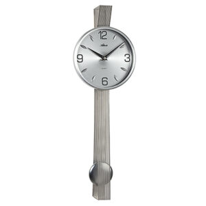 Atlanta 5054 Pendeluhr Quarz silber