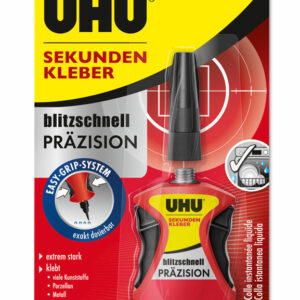 UHU Sekundenkleber Blitzschnell Präzision 3g