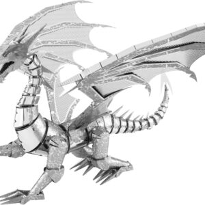 METAL EARTH 3D-Bausatz Silber-Drache