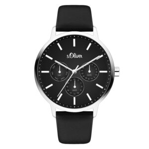 s.Oliver SO-4165-LM Kunstleder schwarz 18mm