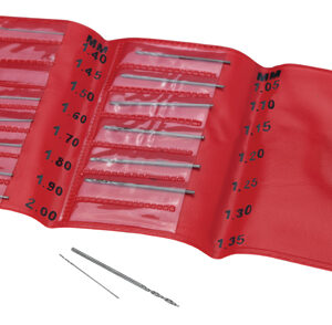Mini-Bohrer-Satz HSS, 15-teilig - Ø 1,05 bis 2,00mm