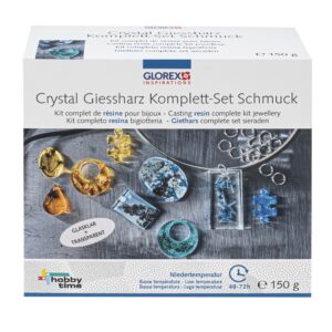 Crystal Gießharz Niedertemperatur Komplett-Set Schmuck