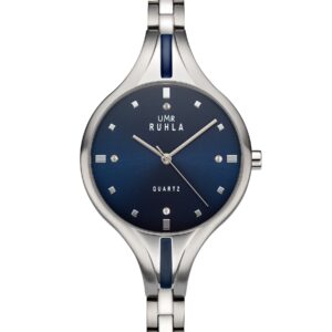 Uhren Manufaktur Ruhla - Quarz-Armbanduhr - Edelstahlgliederband