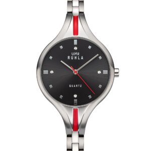 Uhren Manufaktur Ruhla - Quarz-Armbanduhr - Edelstahlgliederband
