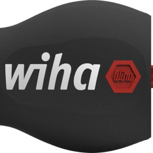WIHA Schraubendreher mit Bit Magazin Stubby - extrem kurzer Griff für enge Stellen