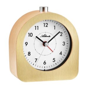 Atlanta 3146/9 Quarzwecker gold / braun