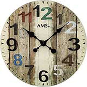 AMS Quarz-Wanduhr W9650