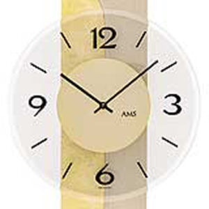 AMS Quarz-Wanduhr W9643