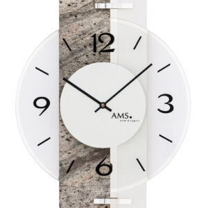 AMS Quarz-Wanduhr W9558