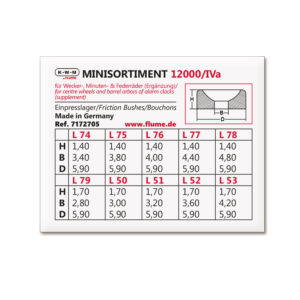KWM Einpresslager-Sortiment Zapfen-Ø 3,4 - 4,2 mm