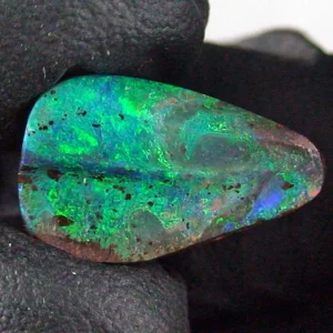 10,39 ct. Boulder Opal aus Australien – Opalstein gebohrt / gelocht