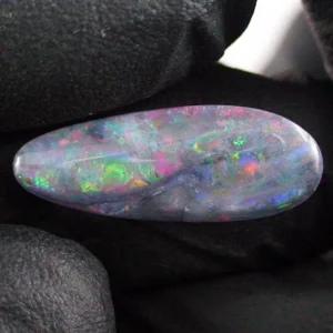 5,88 ct Semi Black Opal Lightning Ridge Australien Opalstein Edelstein