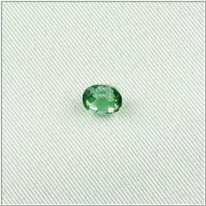 0,81 ct Turmalin Grüner Verdelith Oval Facettierter Edelstein Schmuckstein