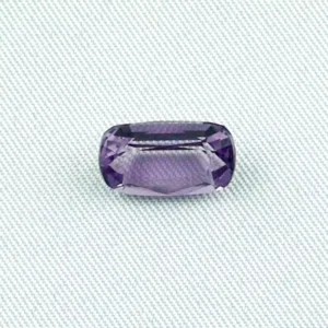 Amethyst 2,89 ct Kissen-Schliff Schmuckstein mit Lichtbildzertifikat