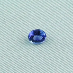 Dunkelblauer Tansanit mit 1,78 ct Brillant Edelstein Schmuckstein