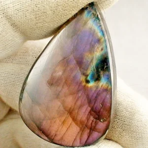 Großer 62,95 ct Labradorit Edelstein – Natürlicher unbehandelter Heilstein Multicolor