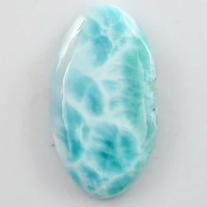 27,34 ct Larimar Edelstein – Natürlicher unbehandelter Heilstein aus der Karibik