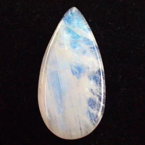 38,96 ct Mondstein mit  Blautönen - Blauer Heilstein mit Zertifikat