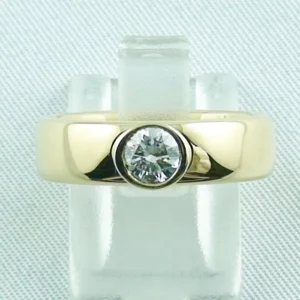 Konfigurator - Massiver Herrenring bzw Damenring mit Diamanten Halbkaräter aus Gold