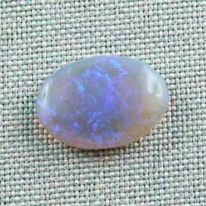 Black Crystal Opal 5,53 ct Blau Violetter Vollopal