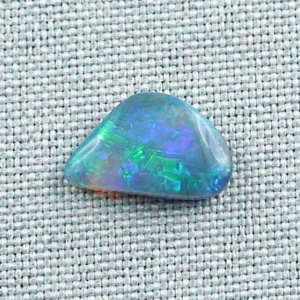 Black Crystal Opal 2,55 ct Fancy Multicolor Vollopal Lightning Ridge